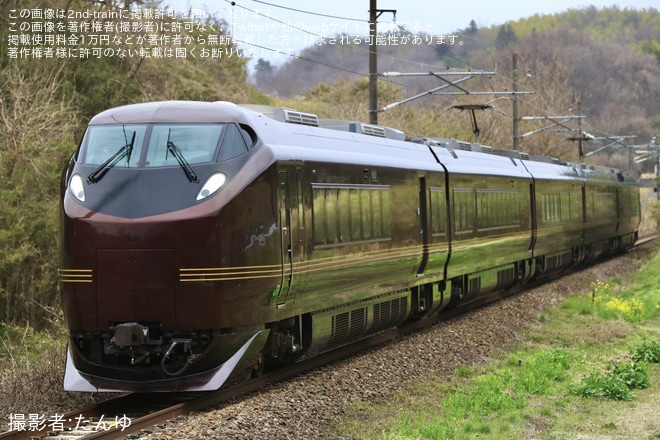 【JR東】「E655系上野→山形間ツアー」が催行(2024年4月)を不明で撮影した写真