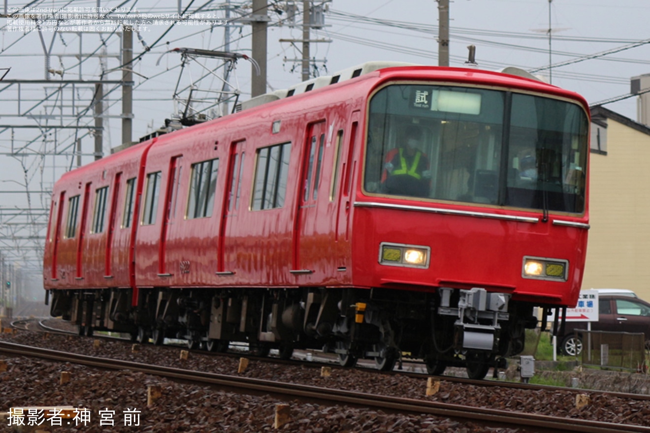 【名鉄】6800系6822F舞木検査場出場試運転 の拡大写真