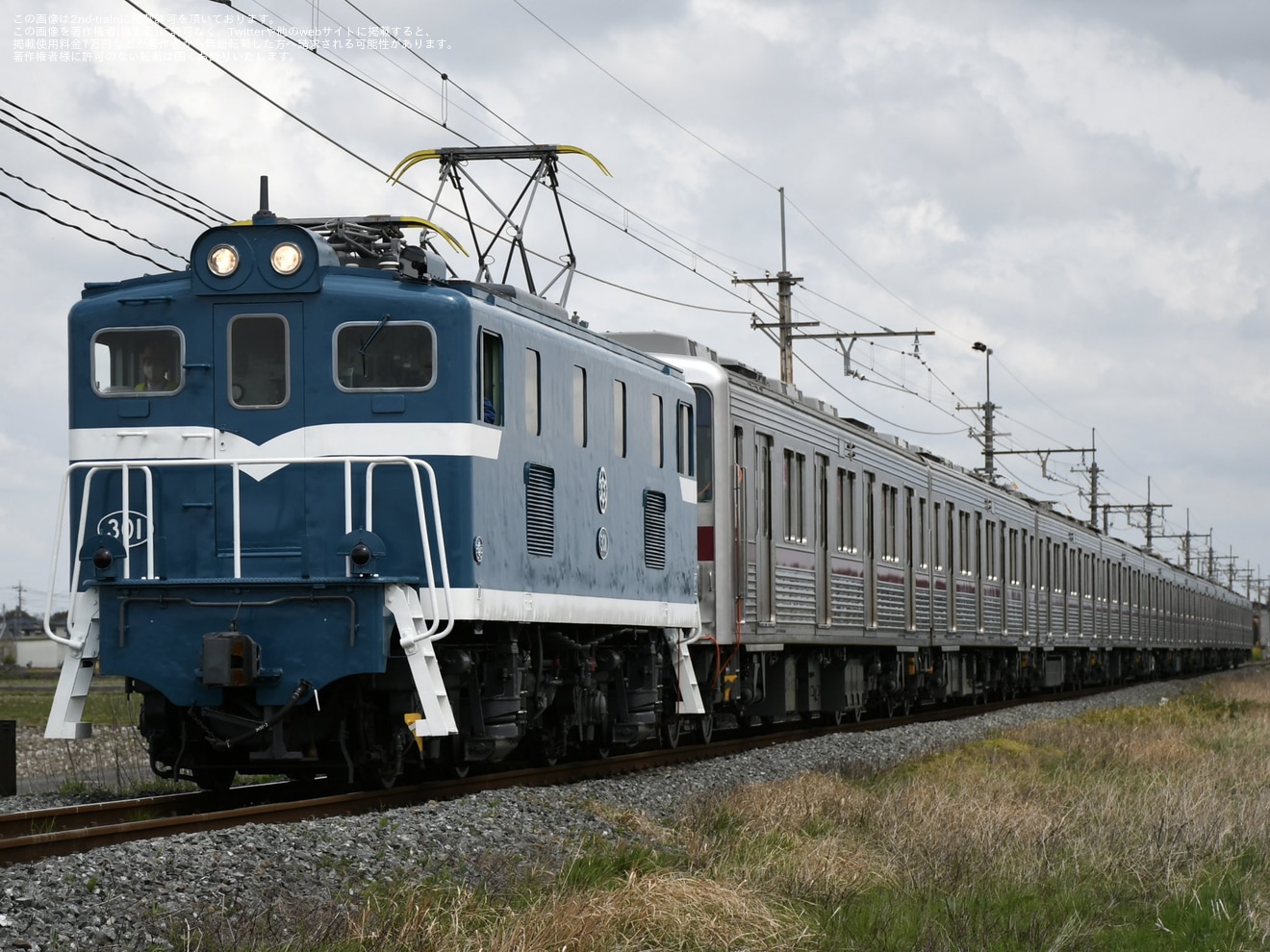 【東武】 10000型11005F 南栗橋工場出場回送の拡大写真