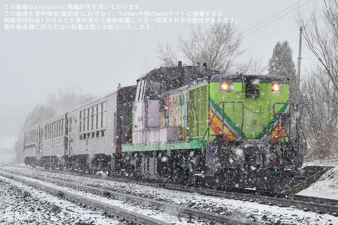 【JR北】510系3両(ノロッコ号客車)が釧路運輸車両所へ入場回送