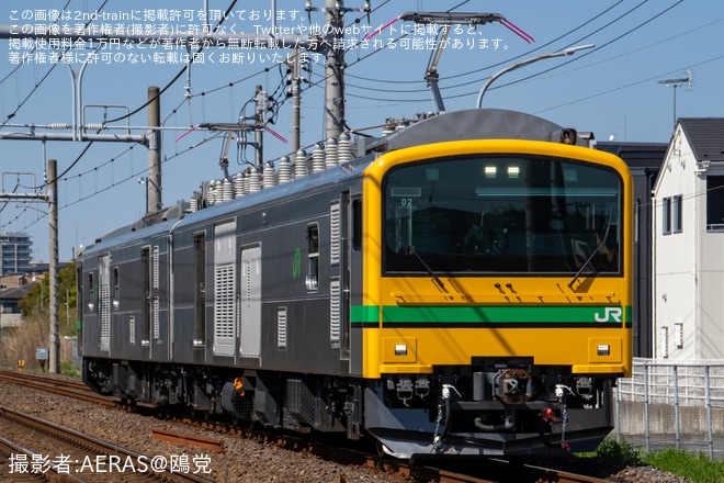 【JR東】E493系都オク02編成 が、木更津へ送り込み回送