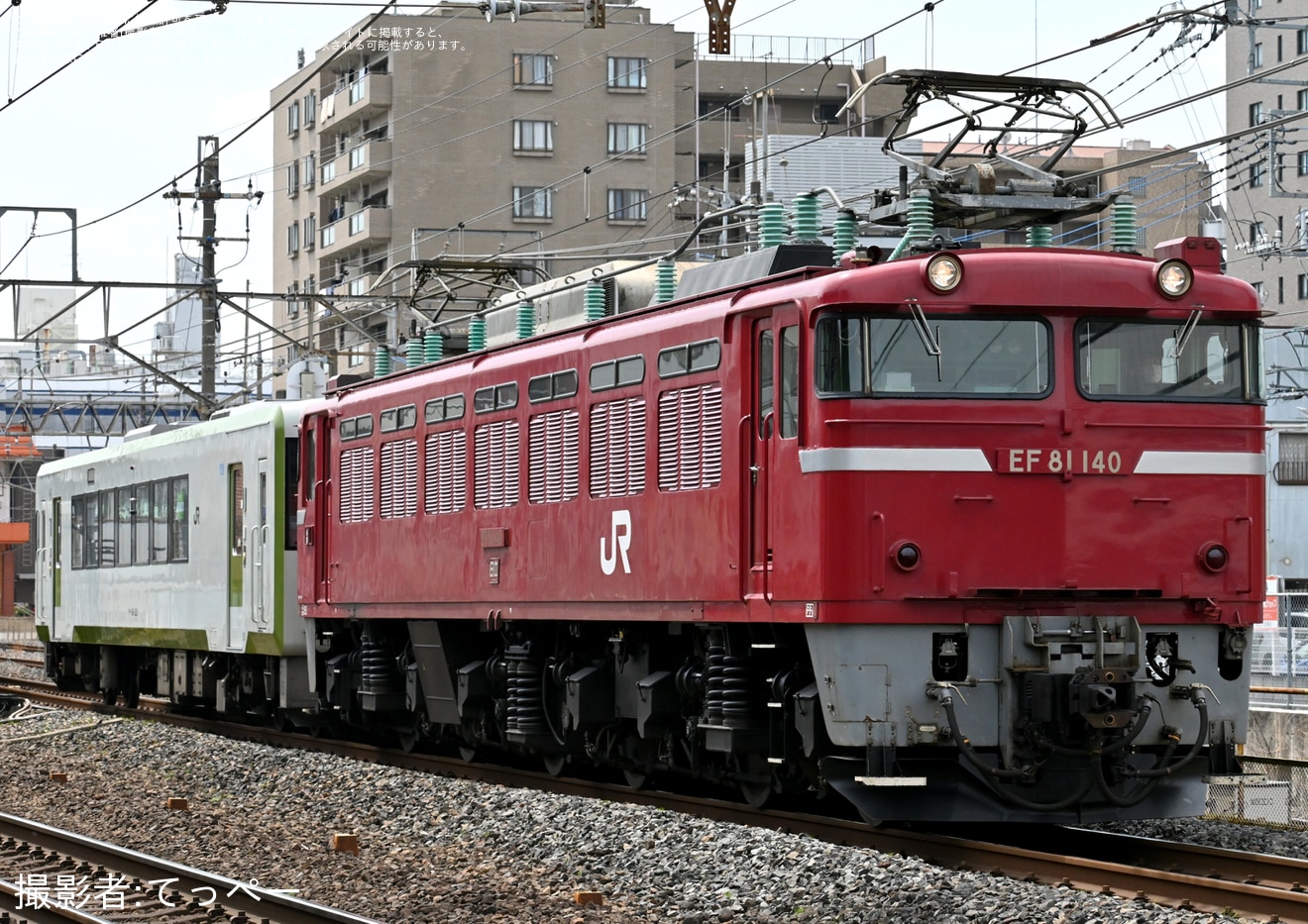 【JR東】キハ110-221郡山総合車両センター入場配給の拡大写真