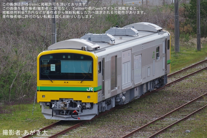【JR東】GV-E197系TS07編成が新潟トランシスから陸送