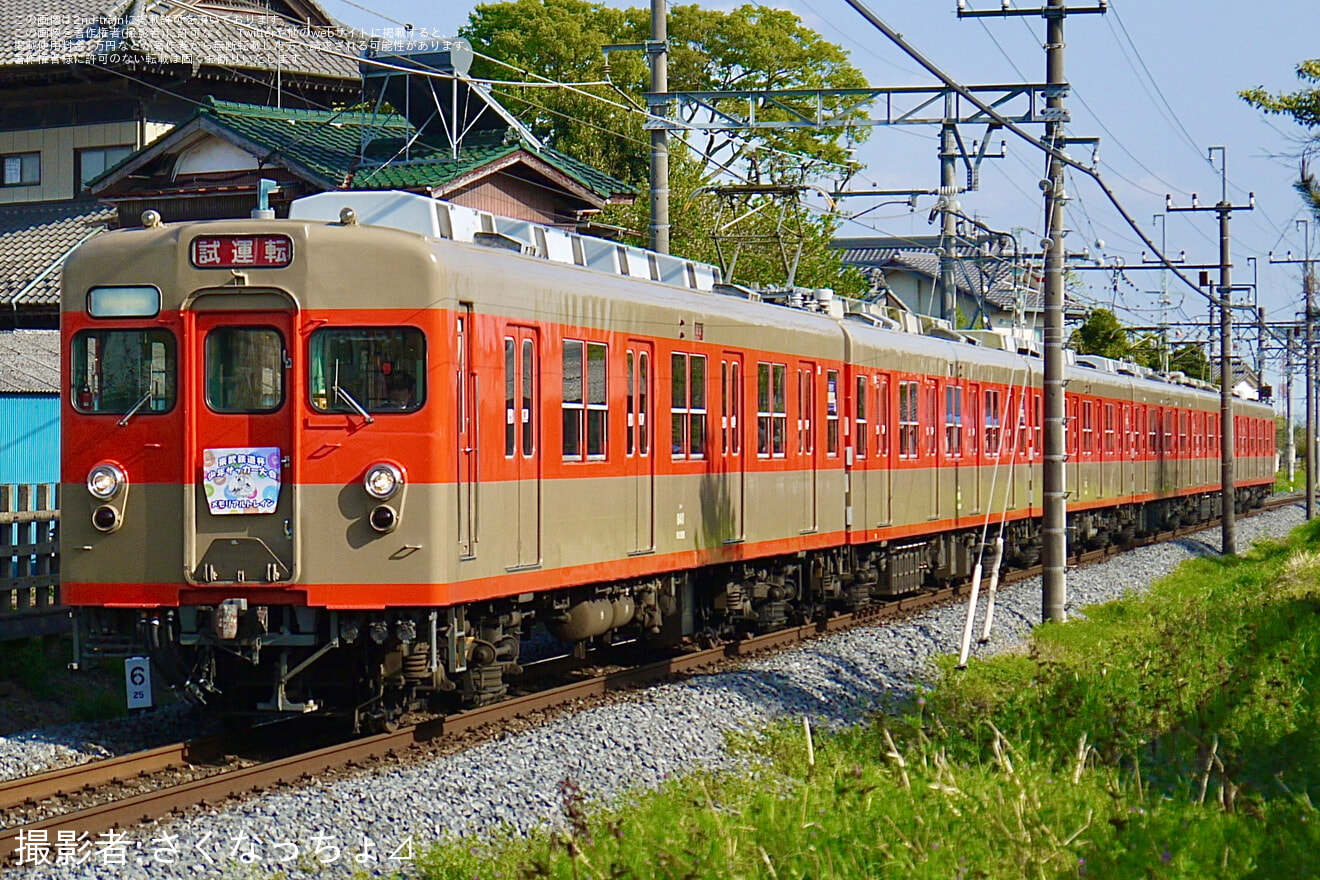 【東武】8000系8111F 性能確認試運転の拡大写真