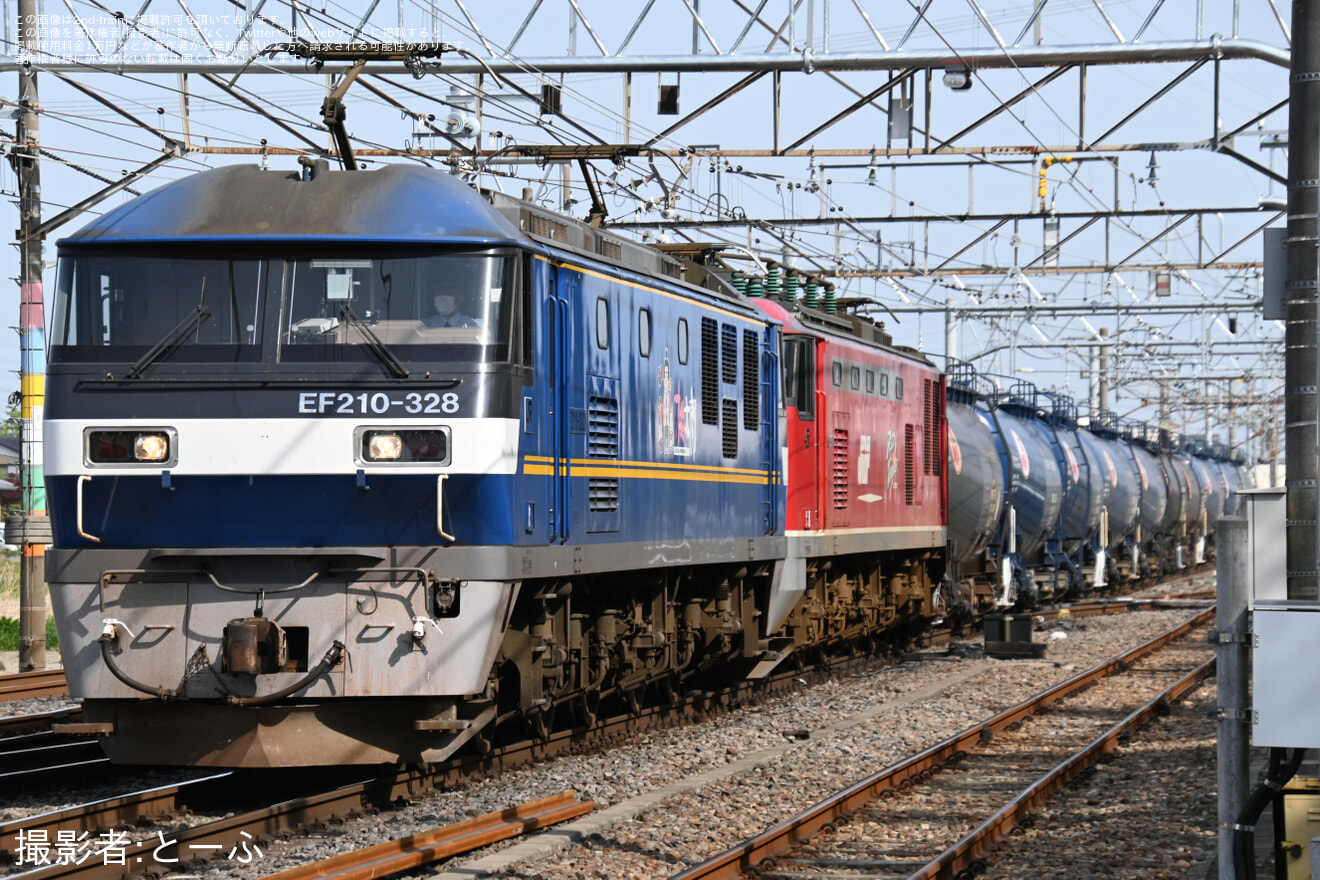 【JR貨】EF510-20が静岡貨物駅での訓練を終えて返却されるの拡大写真