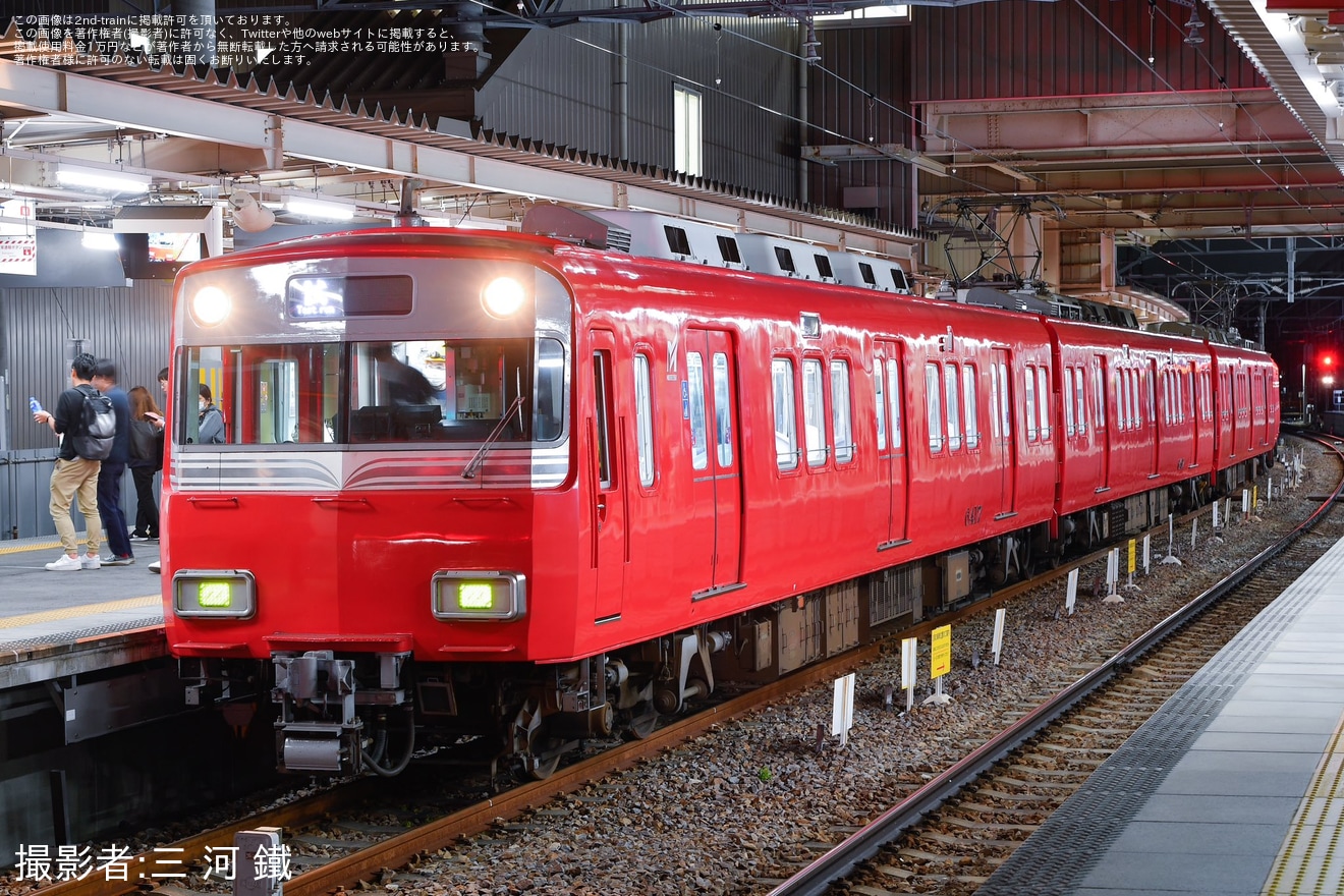 【名鉄】6500系6517F三河線で試運転の拡大写真