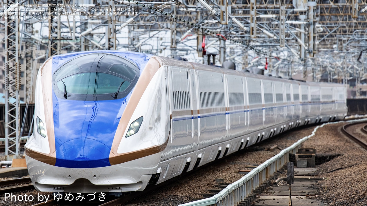 JR東】E7系F22編成新幹線総合車両センター出場回送(202404) |2nd-train