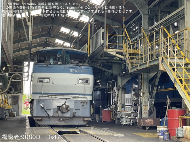 【JR貨】大阪プレDCの一環で吹田機関区特別見学を吹田機関区で撮影した写真