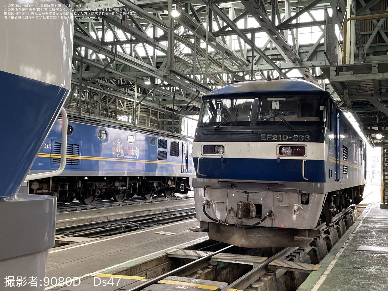 【JR貨】大阪プレDCの一環で吹田機関区特別見学の拡大写真
