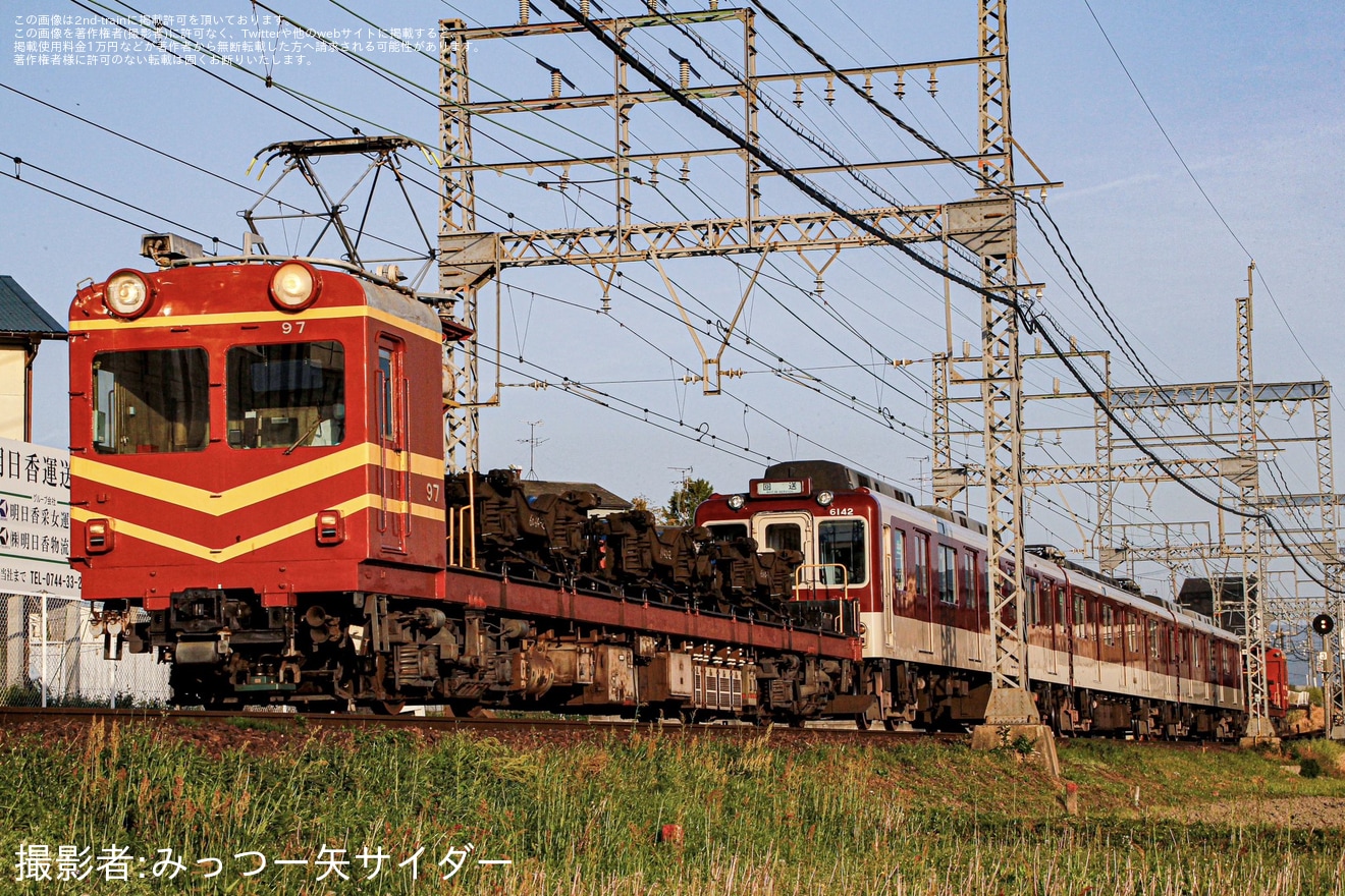 【近鉄】6020系C63五位堂検修車庫入場回送の拡大写真