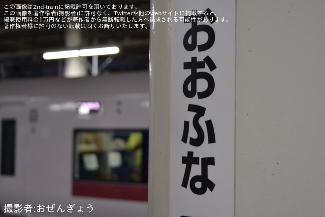 【JR東】「絶景ネモフィラ平塚号」を運行を大船駅で撮影した写真