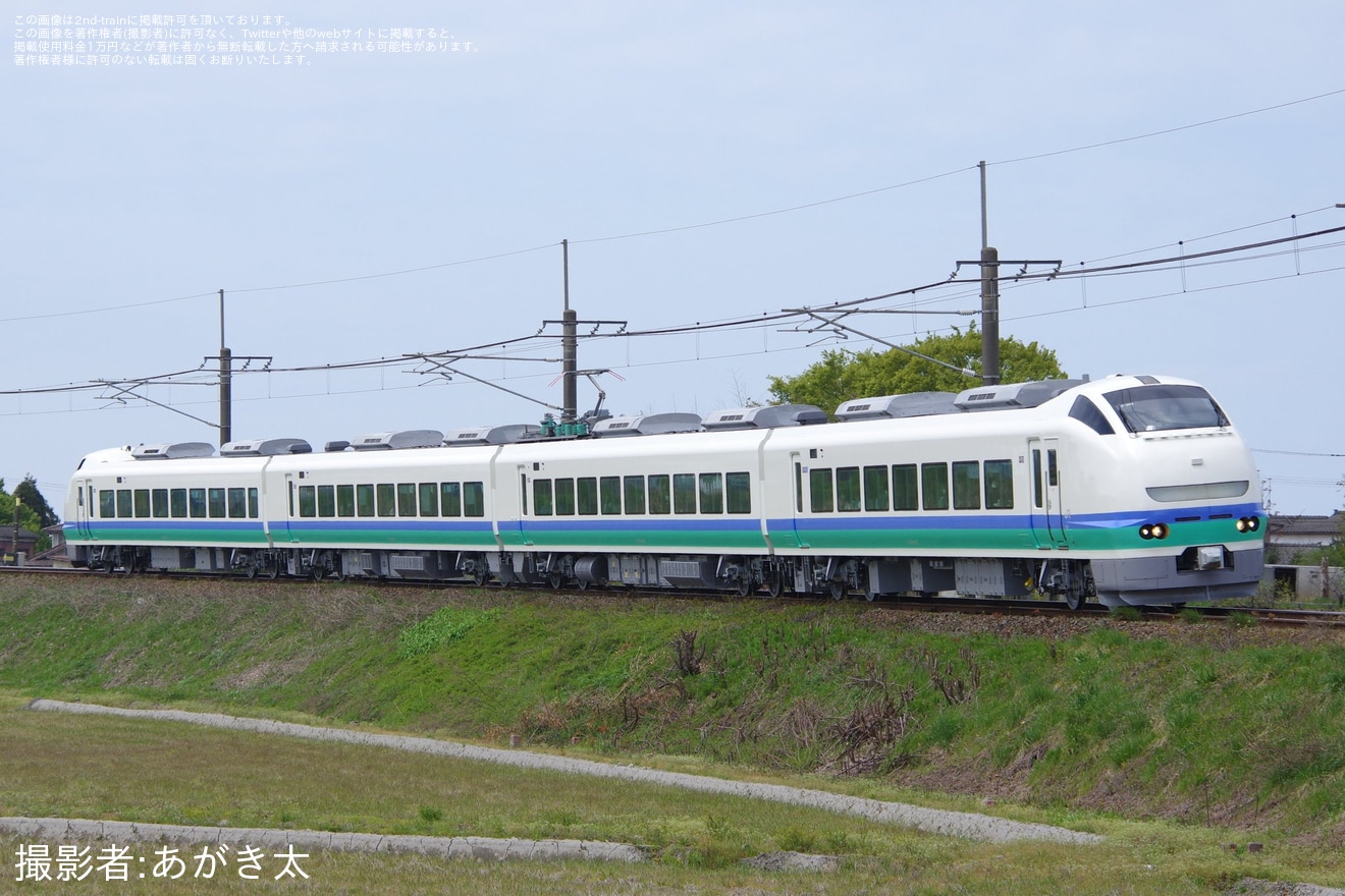 【JR東】E653系H202編成「上沼垂色」が営業運転開始の拡大写真