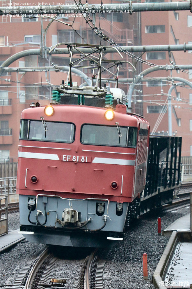 【JR東】EF81-81牽引宇都宮配給(20240424)を赤羽駅で撮影した写真