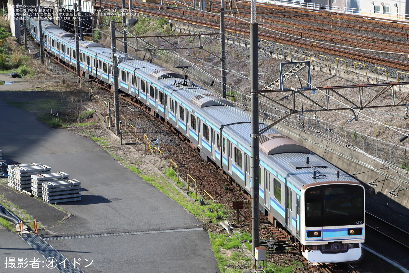 【JR東】E231系ミツK7編成 三鷹車両センターへ回送の拡大写真