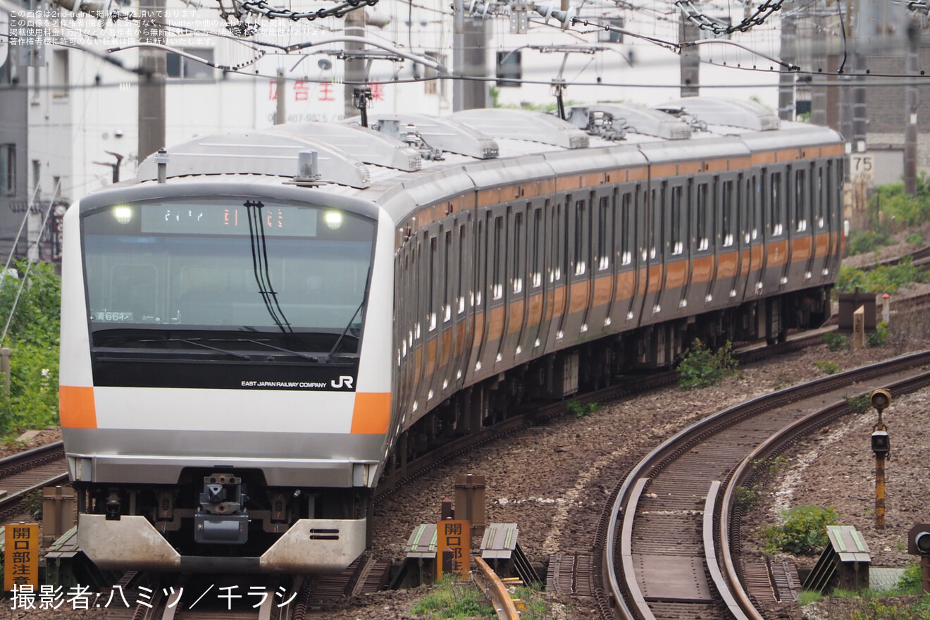 【JR東】E233系青661編成東京総合車両センター出場回送の拡大写真