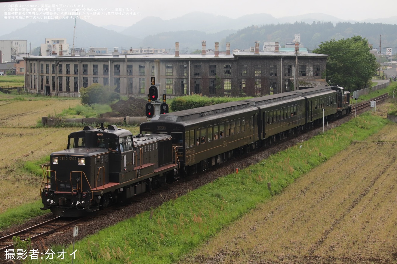 【JR九】「SL人吉」用50系客車使用 臨時快速「ゆふいん号」を運行の拡大写真