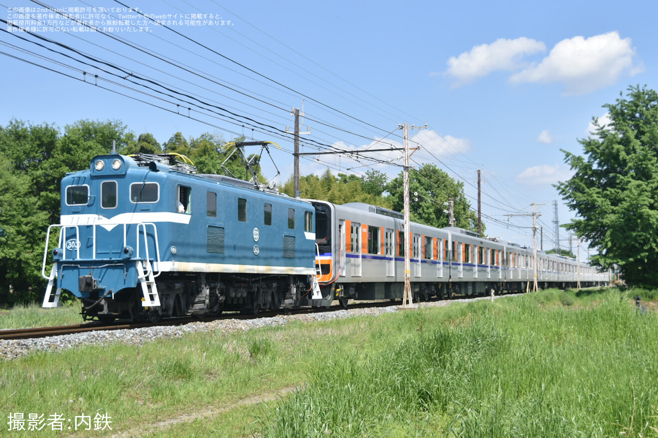 【東武】50090型51096F南栗橋工場出場回送の拡大写真