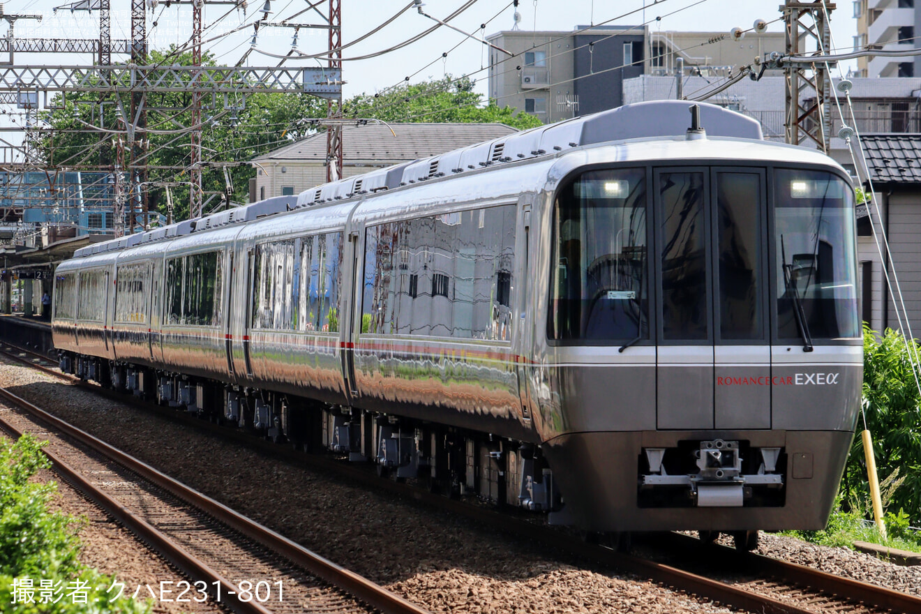 【小田急】30000形30252F(30252×6)重要部検査明け試運転の拡大写真