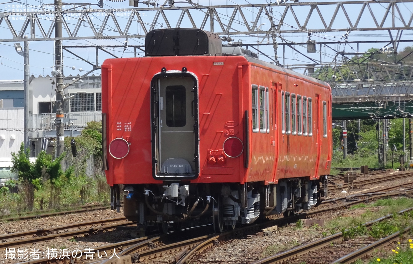 【JR西】キハ47-69後藤総合車両所本所出場の拡大写真