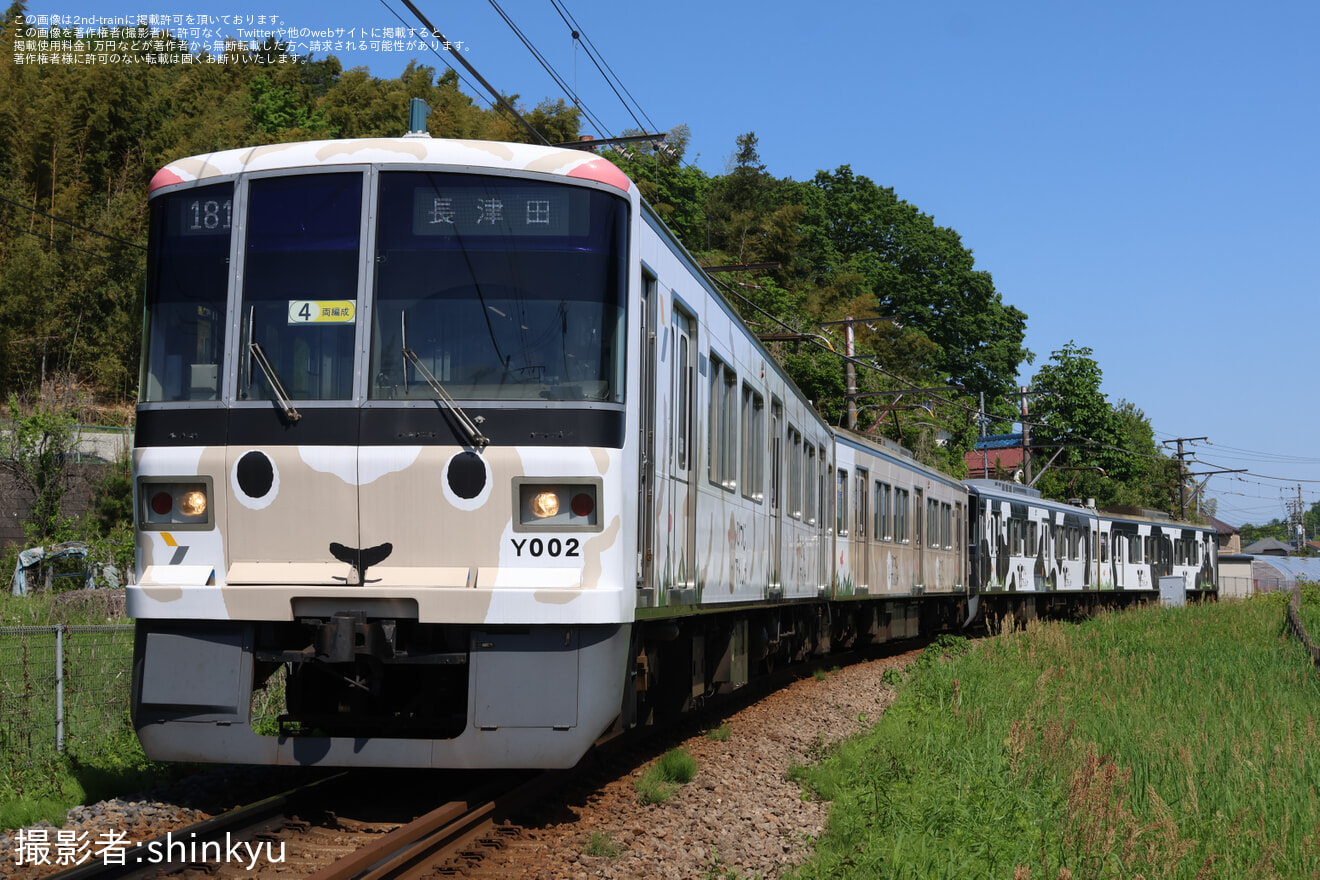 2nd-train 【横高】こどもの国線「うしでんしゃ・ひつじでんしゃ連結4 