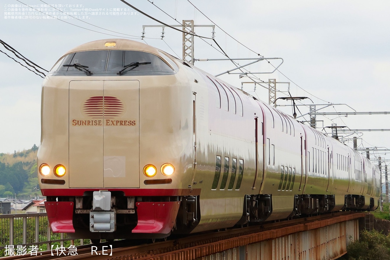 【JR西】寝台特急「サンライズ出雲91号・サンライズ出雲92号」臨時運行の拡大写真