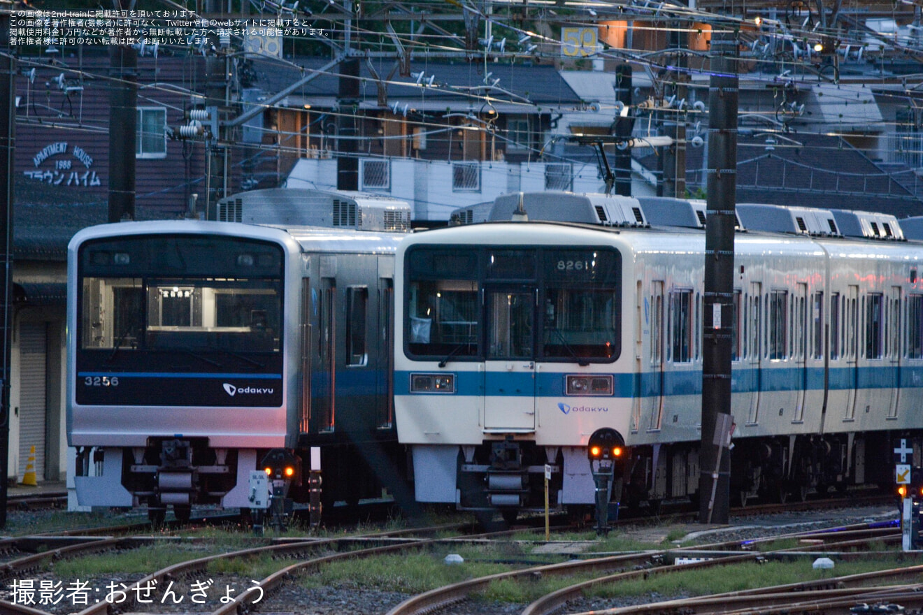 2nd-train 【小田急】8000形8261F(8261×6) 大野総合車両所へ深夜回送の 