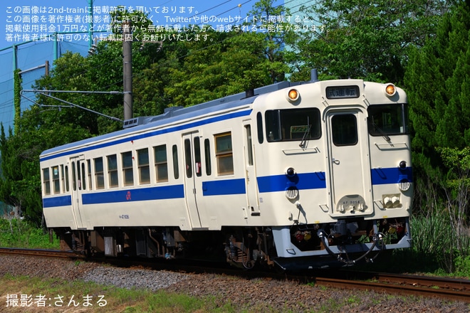 【JR九】キハ47-9056小倉総合車両センター出場を不明で撮影した写真