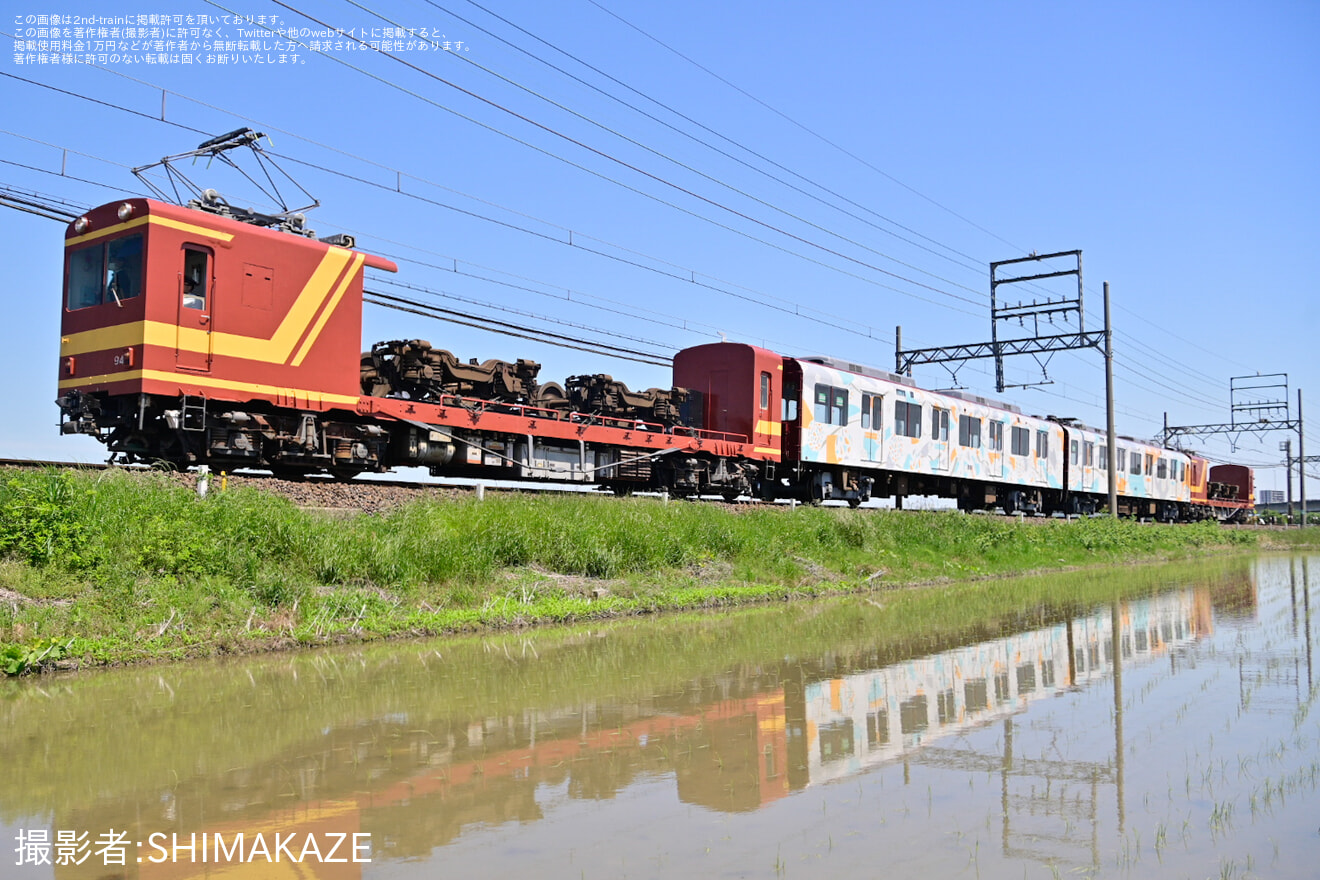 【養老】600系 D01塩浜検修車庫入場回送の拡大写真