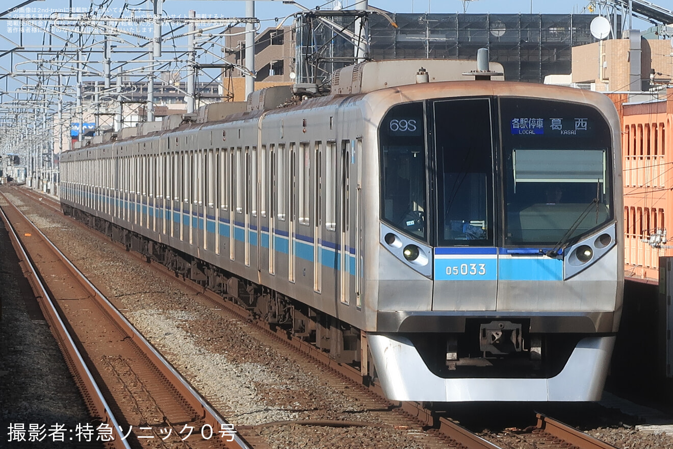 【メトロ】東西線 線路切り替え工事に伴い葛西行きが運行されるの拡大写真