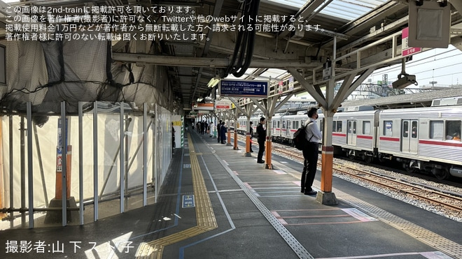 【東武】春日部駅の1/2番線が仮設ホームへ切り替え