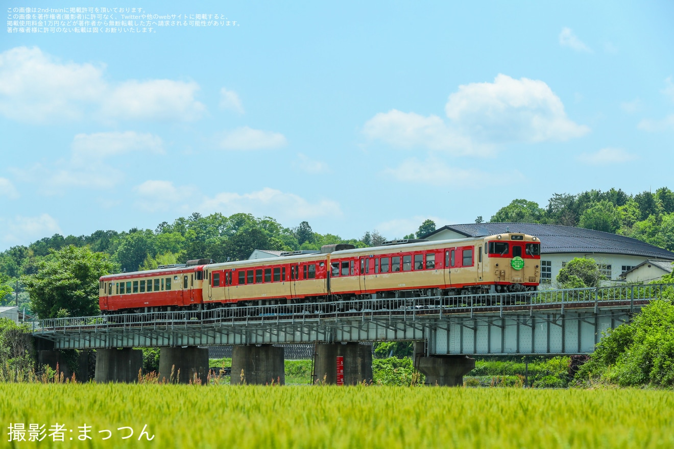 【JR西】春の「みまさかスローライフ列車」を運行の拡大写真
