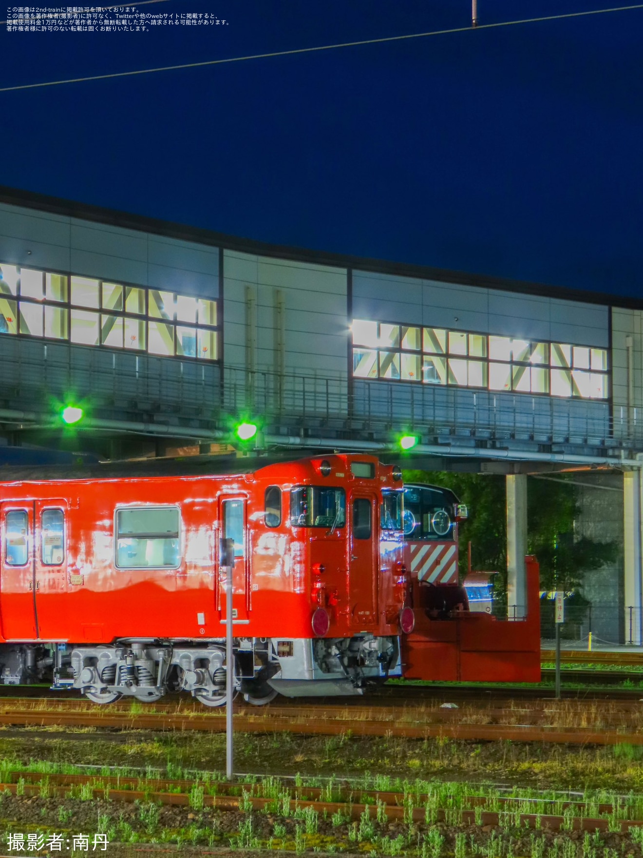 【JR西】キハ47-1091後藤総合車両所本所出場配給の拡大写真