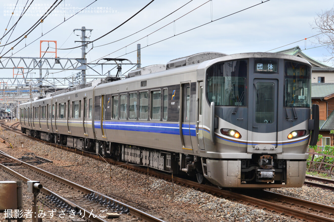 【JR西】225系Aシート編成で行く網干総合車両所見学ツアーの拡大写真