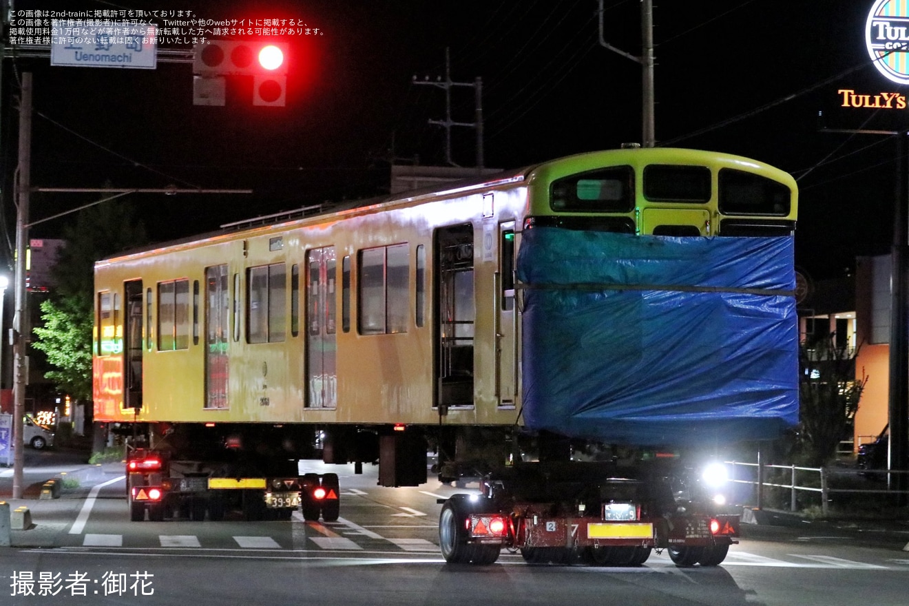 【西武】2000系モハ2368とクハ2068が廃車陸送の拡大写真