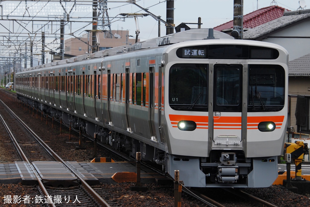 【JR海】315系U1編成＋U2編成が静岡地区で試運転の拡大写真