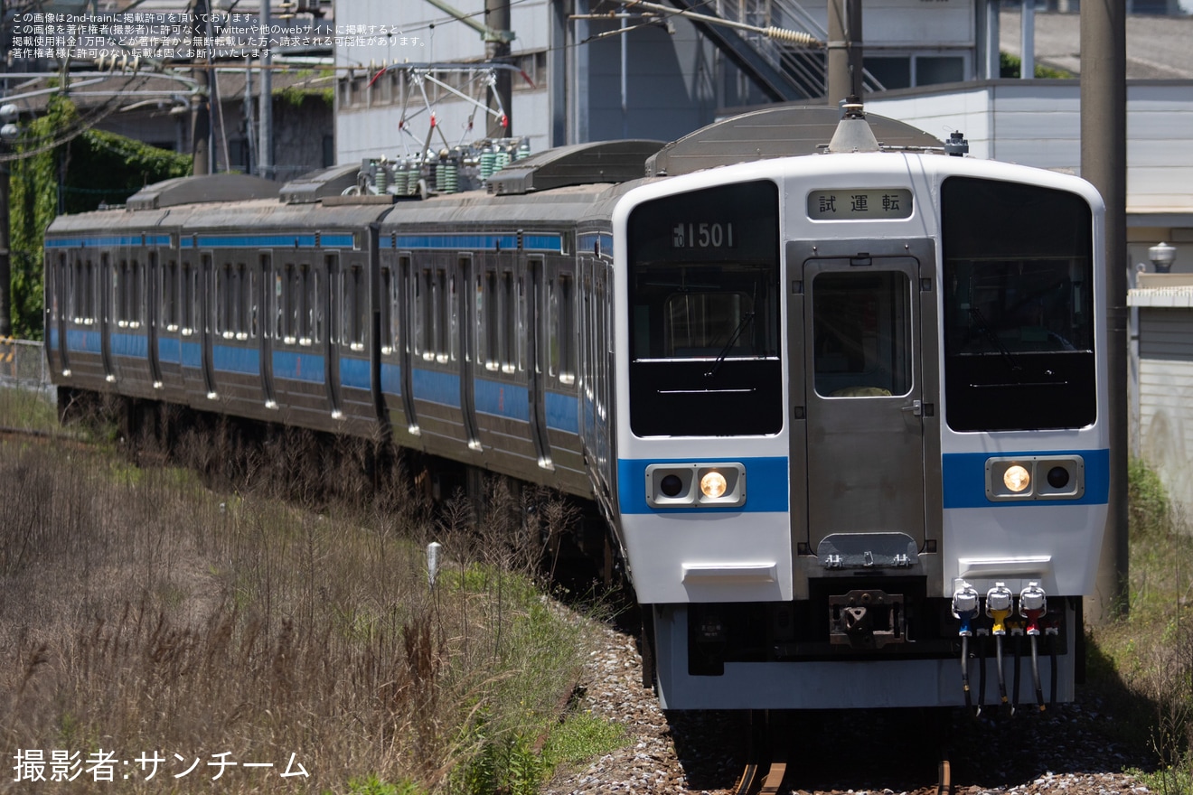 【JR九】415系Fo1501編成小倉総合車両センター出場の拡大写真