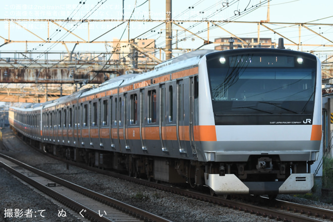 【JR東】E233系青編成が中央線快速東京口へ入線