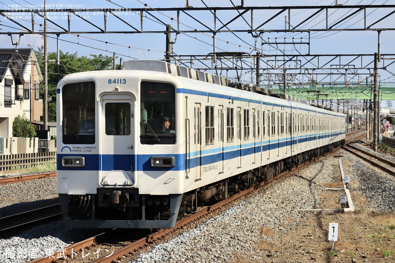 【東武】8000系81113F南栗橋工場入場回送の拡大写真