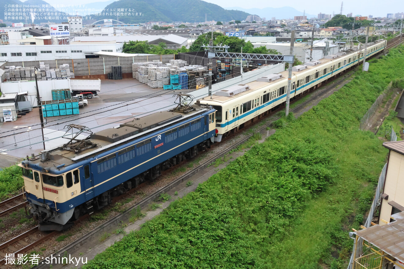 【小田急】8000形8261F(8261×6)西武鉄道譲渡甲種輸送の拡大写真