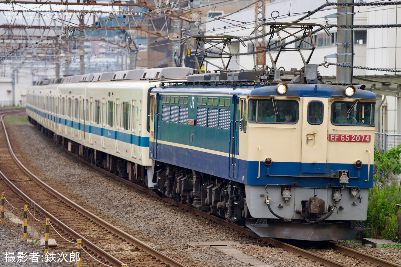 【小田急】8000形8261F(8261×6)西武鉄道譲渡甲種輸送の拡大写真