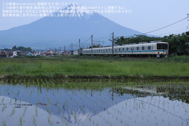 【小田急】8000形8261F(8261×6)西武鉄道譲渡甲種輸送を足柄～御殿場間で撮影した写真