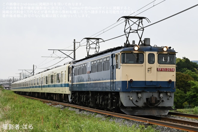 【小田急】8000形8261F(8261×6)西武鉄道譲渡甲種輸送を不明で撮影した写真