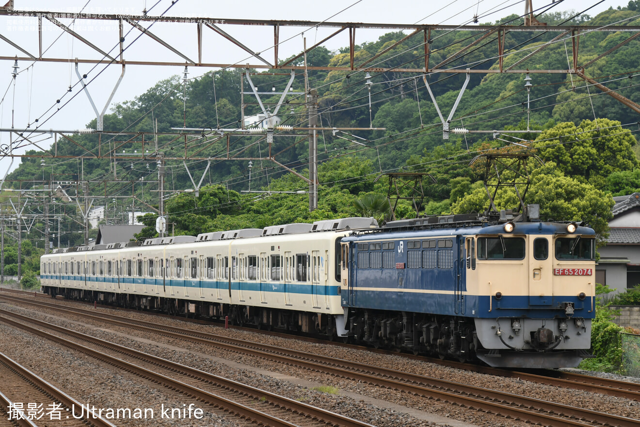 【小田急】8000形8261F(8261×6)西武鉄道譲渡甲種輸送の拡大写真