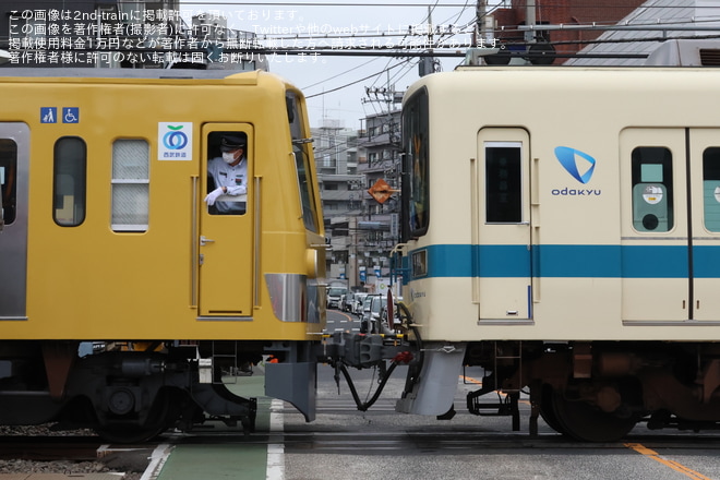 【小田急】8000形8261F(8261×6)西武鉄道譲渡甲種輸送(20日分)を所沢～西所沢間で撮影した写真