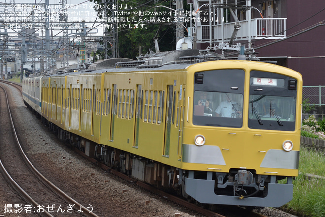 【小田急】8000形8261F(8261×6)西武鉄道譲渡甲種輸送(20日分)を西所沢～小手指間で撮影した写真