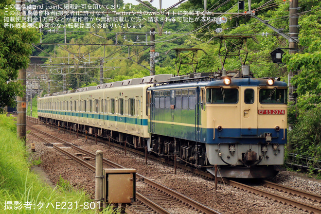 【小田急】8000形8261F(8261×6)西武鉄道譲渡甲種輸送を函南駅付近にてで撮影した写真