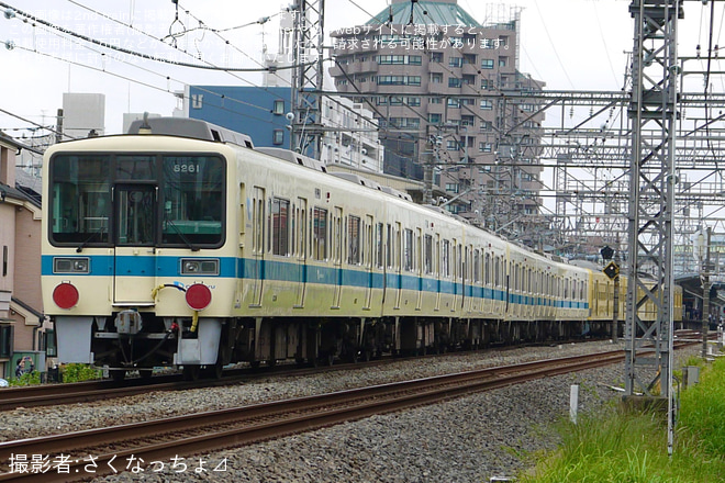 【小田急】8000形8261F(8261×6)西武鉄道譲渡甲種輸送(20日分)