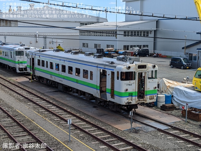 【JR北】キハ40-1784が釧路運輸車両所にて解体中