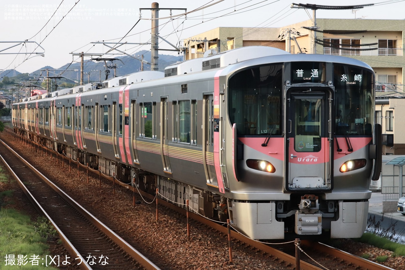 【JR西】227系L編成が姫路まで入線の拡大写真