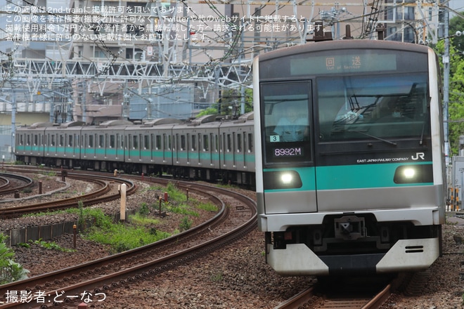 【JR東】E233系マト3編成東京総合車両センター出場回送